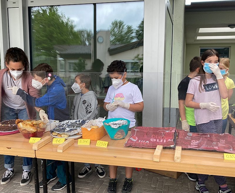 Pizzaverkauf an der AGS